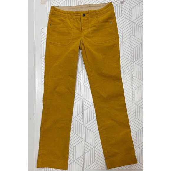 Kuhl Pants Womens 6 Corduroy Mustard Hiking Outdoor Low Rise Gorpcore z - Picture 13 of 13